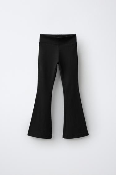Leggins acampanados lisos