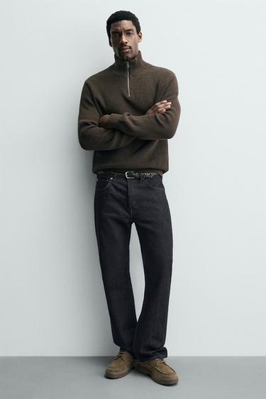 ZAPATO NÁUTICO PIEL - Gris Topo de Zara - Imagen 0