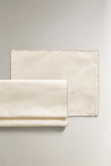 MOON MINI COT SHEET SET - Light grey by Zara - Image 0