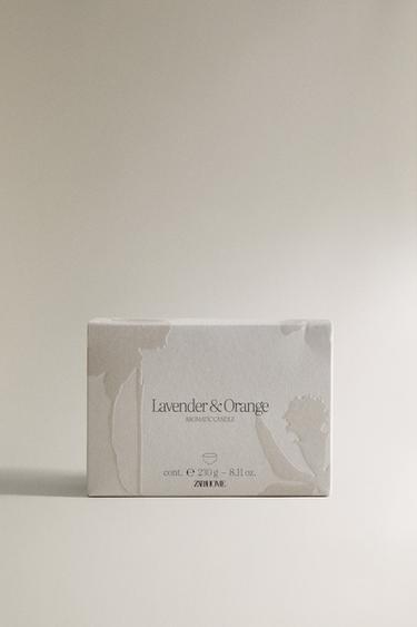 (230 G) BOUGIE PARFUMÉE LAVENDER & ORANGE - Lavande de Zara - Image 3
