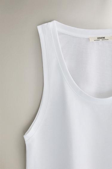 TOP COTON - Blanc de Zara - Image 2