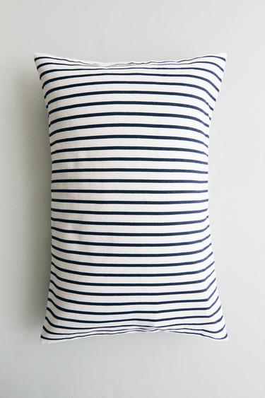 STRIPED CUSHION COVER - White by Zara