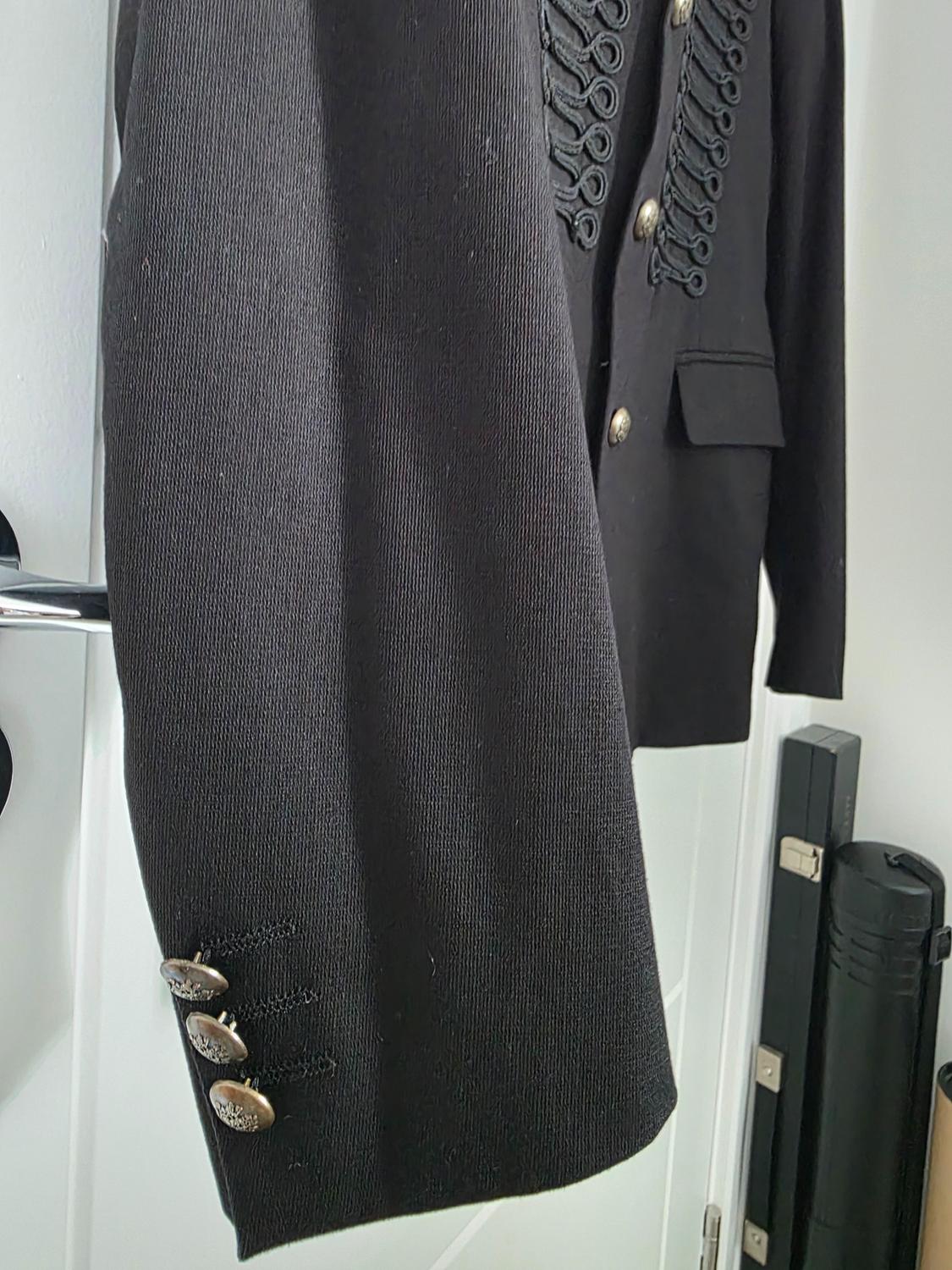 BLACK BLAZER WITH MILITARY DETAILS - Image 5