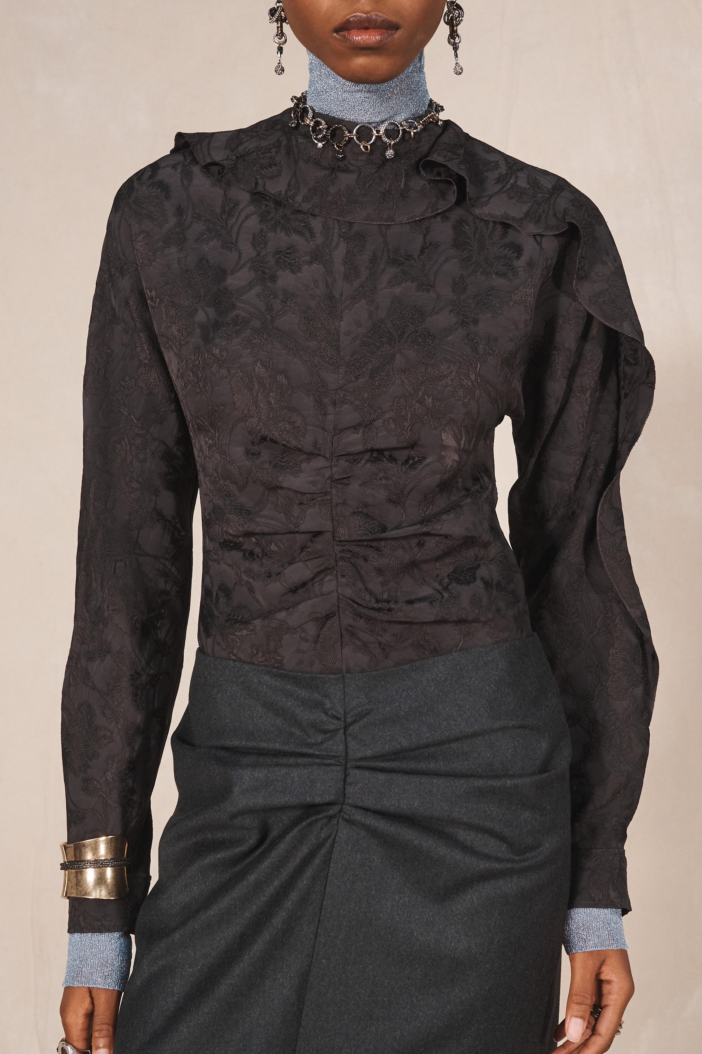 LIMITED EDITION JACQUARD COMBINED DRESS