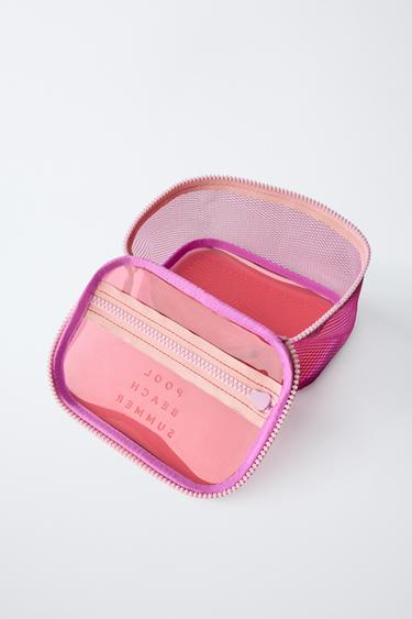 BEACH TOILETRY BAG - Pink by Zara - Image 3