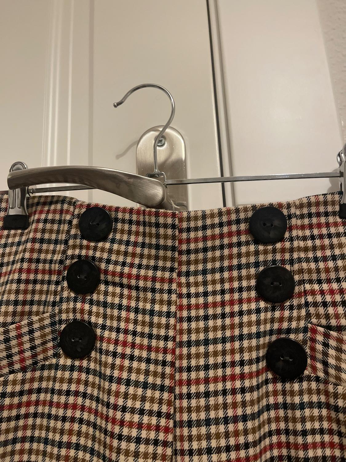 BUTTONED PALAZZO TROUSERS - Image 2