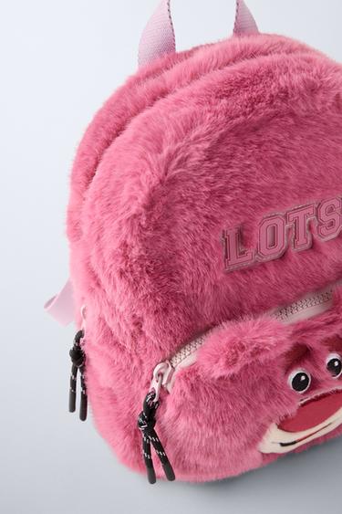 Zara LOTSO TOY STORY © DISNEY FAUX FUR MINI BACKPACK - Pink