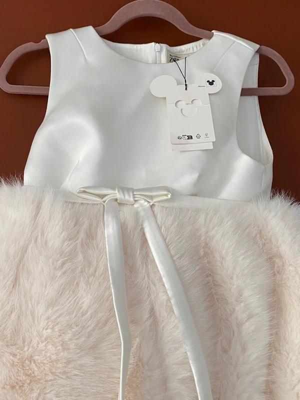 FAUX FUR EFFECT COMBINED MINI DRESS HARRY LAMBERT FOR ZARA X DISNEY - Image 4