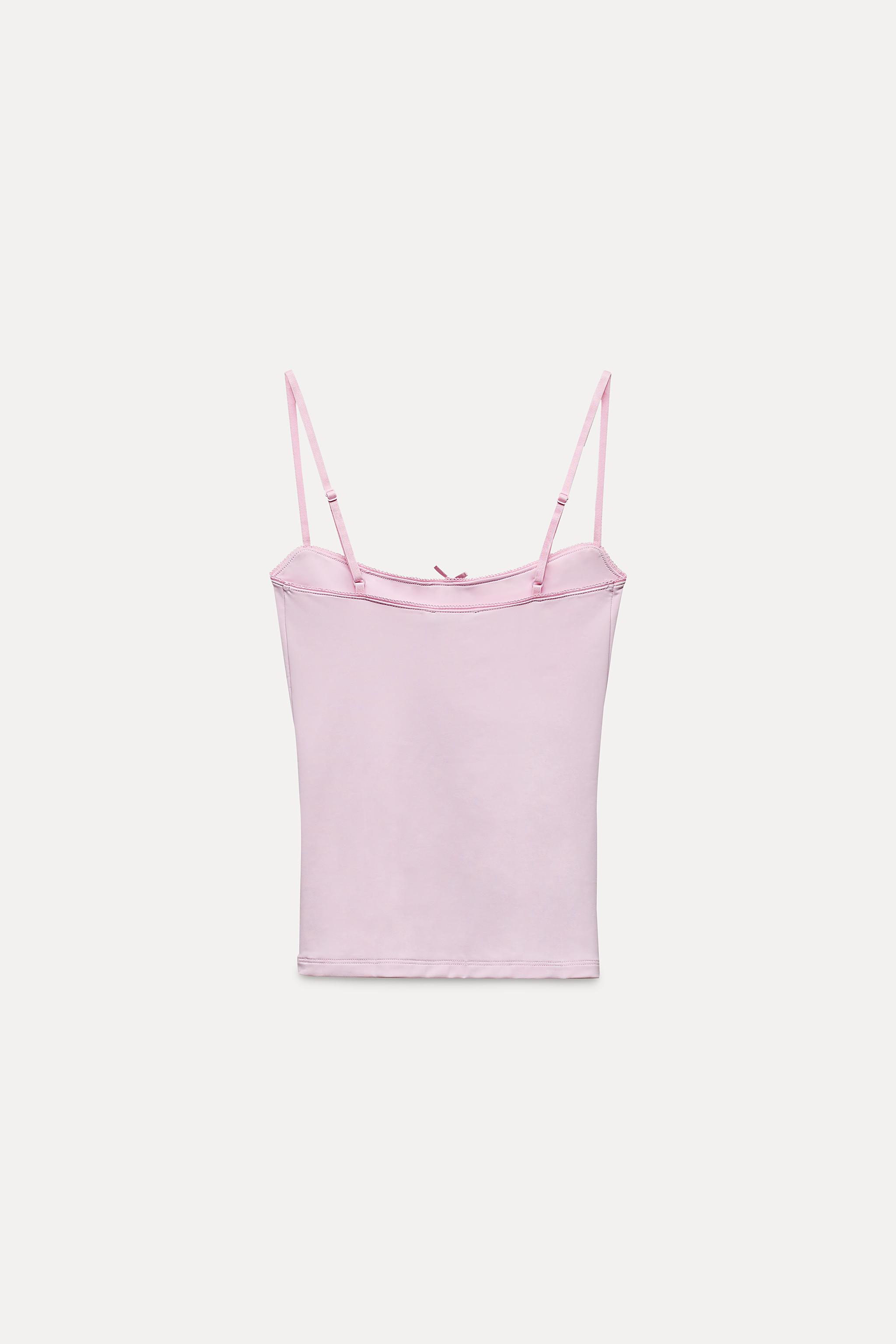 zara spaghetti strap top