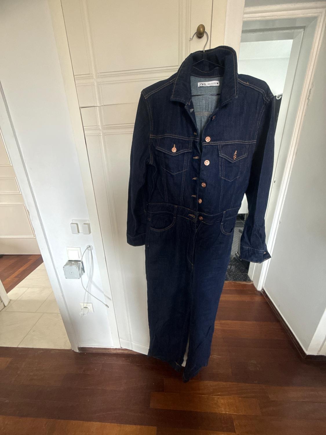 Z1975 DENIM JUMPSUIT WITH FRONT POCKETS - Image 4