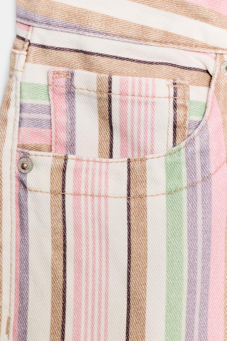 JEANS DE PIERNA ANCHA CON RAYAS Y TIRO BAJO 7