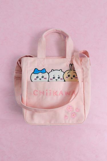 ちいかわトートバッグピンクZaraのちいかわトートバッグ - ピンク 