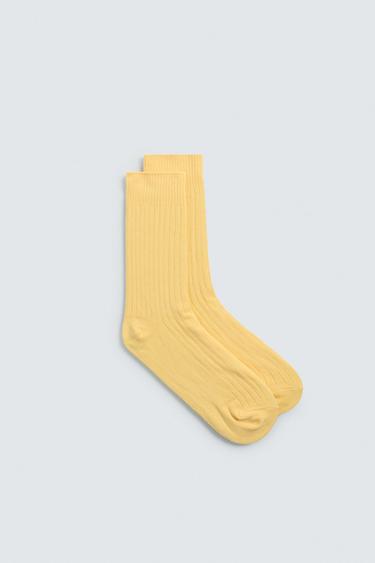 CALCETINES CANALÉ - Amarillo de Zara