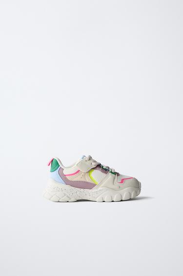 ZAPATILLA DEPORTIVA COLORES - Blanco de Zara