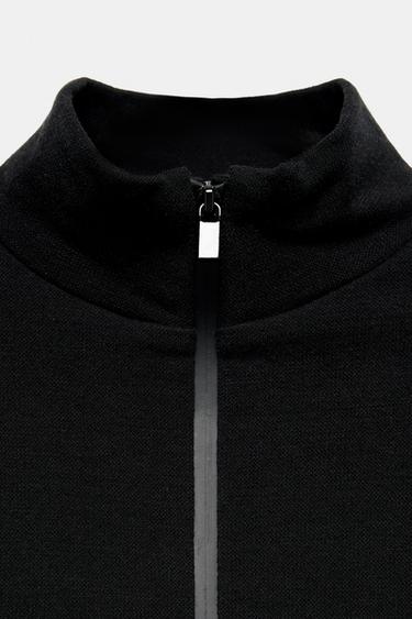 T-SHIRT SANS COUTURE AVEC LAINE MÉRINOS COLLECTION SKI - Noir de Zara - Image 7