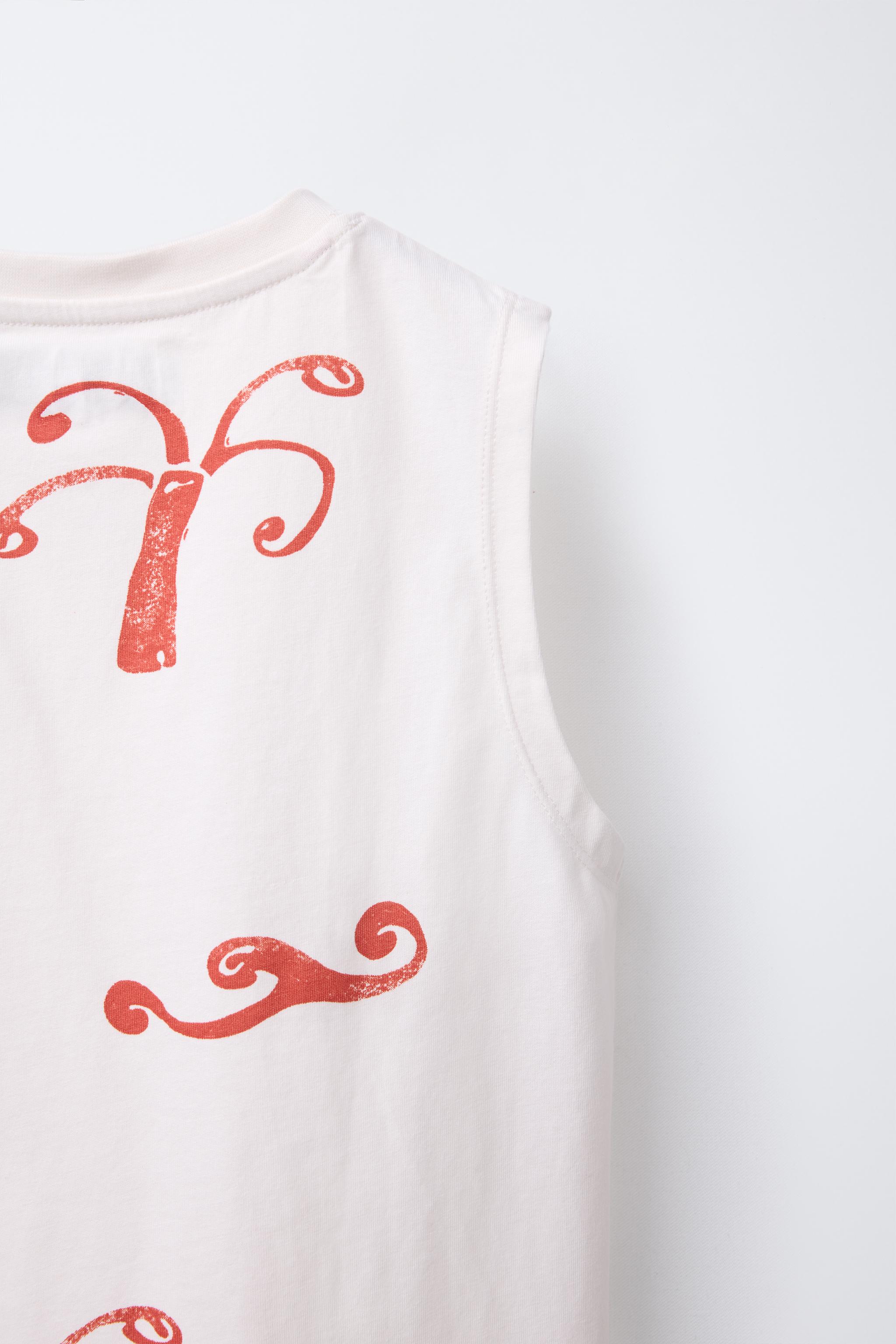 Tシャツ・カットソー [0milewear] Carrot Dots Sleeveless ハイドレープ トロミポンチ オーバーサイズTシャツ（Tシャツ