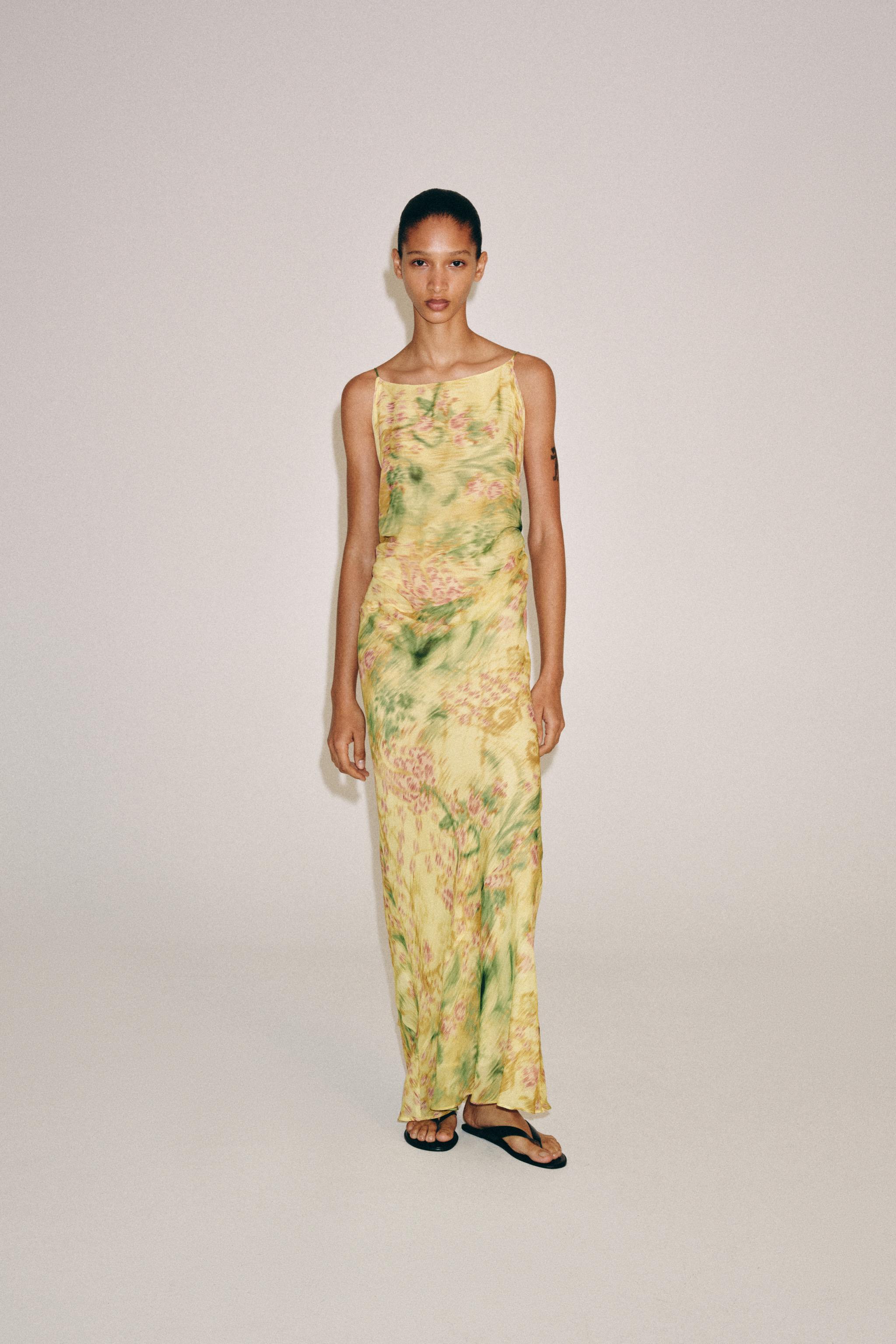 ZW COLLECTION PRINTED BOW DRESS