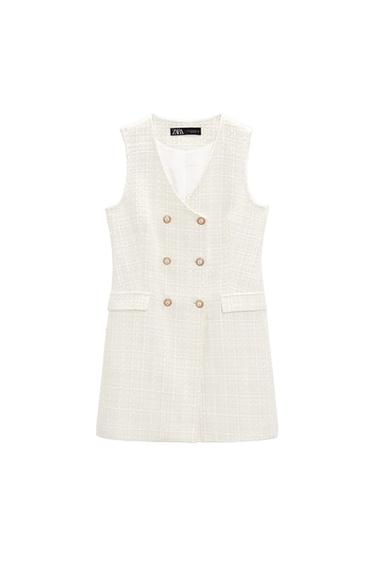 LONG TEXTURED WAISTCOAT