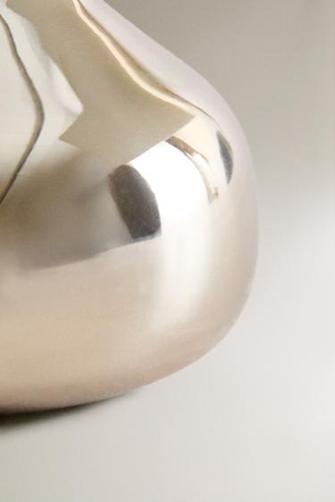 SILVER ALUMINIUM TEALIGHT HOLDER - P by Zara - Image 3