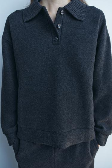 YUMUŞAK POLO YAKA SWEATSHIRT_2