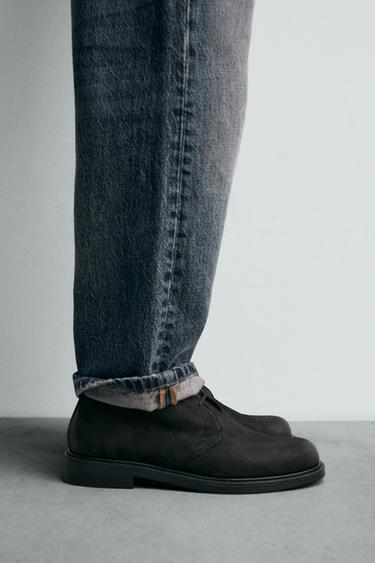 LEATHER BOOTS - Black by Zara - Image 0