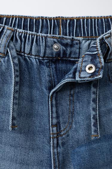 JEAN WIDE LEG LACET - Bleu moyen de Zara - Image 2