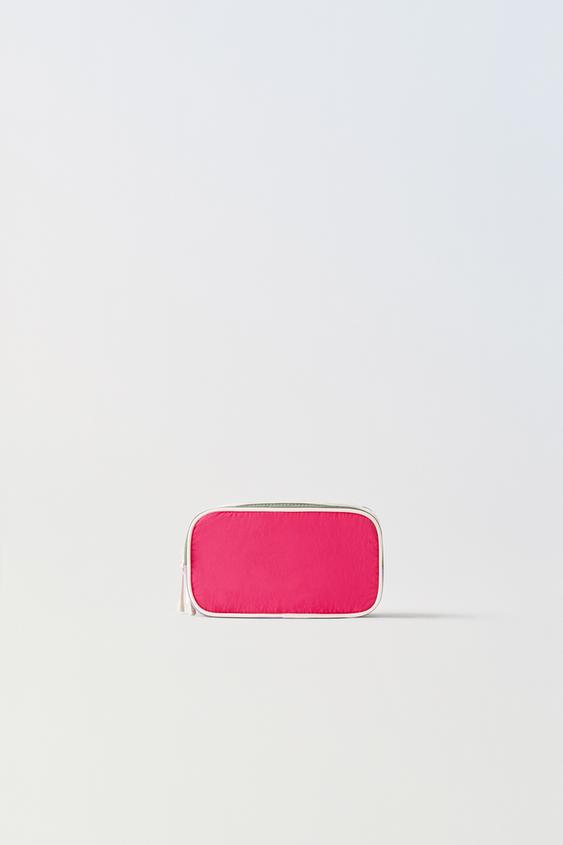 MULTICOLOURED PADDED PENCIL CASE Pink ZARA Australia