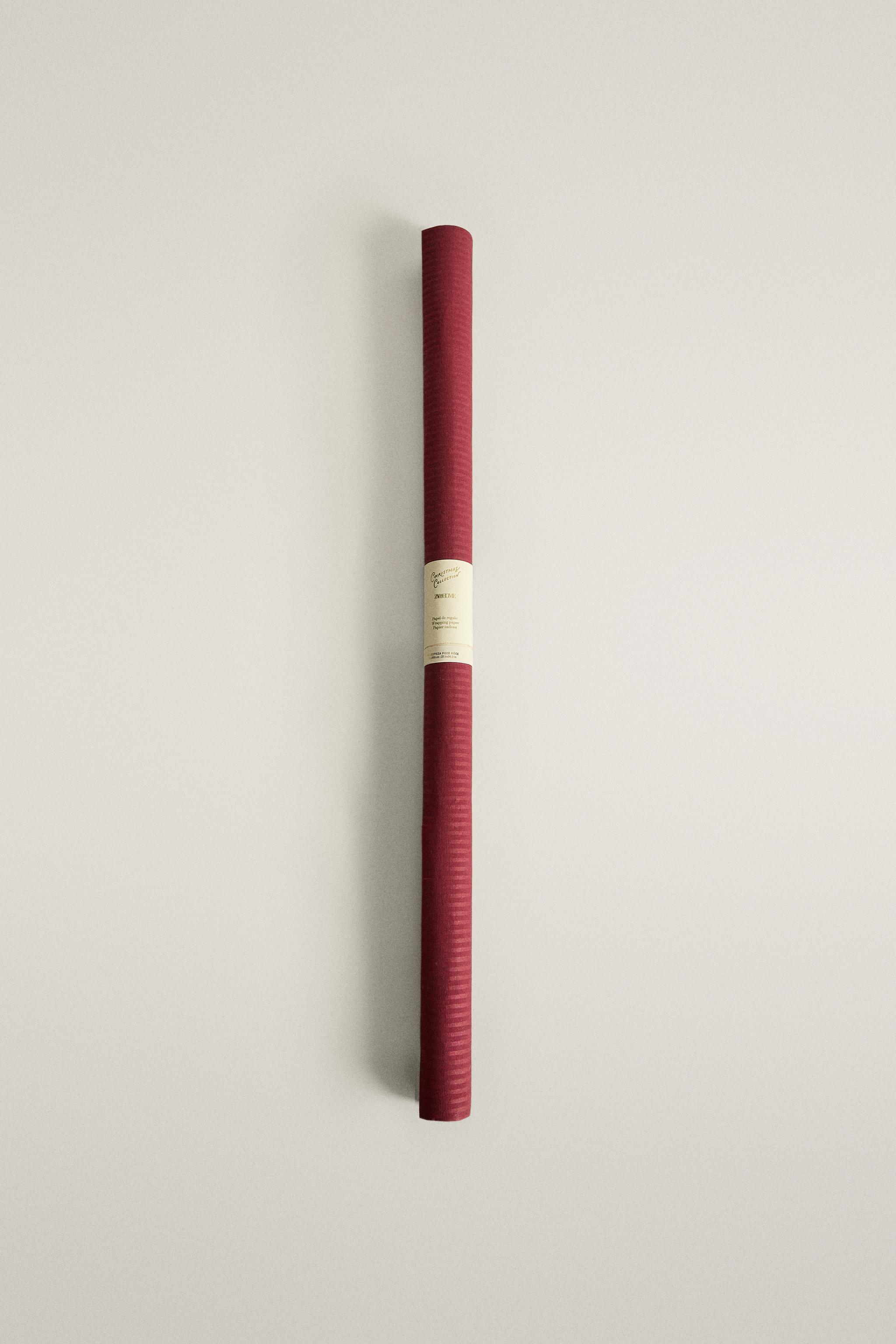 PAPIER CADEAU RAYURES NOËL