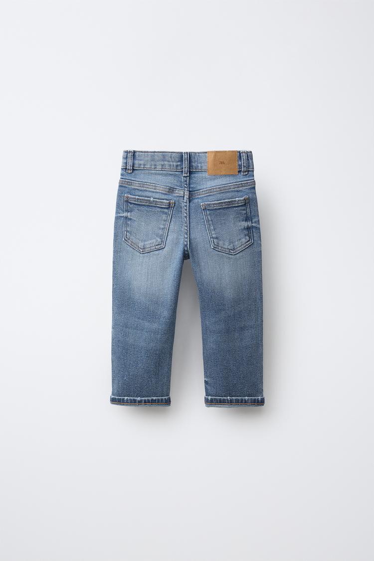 Jeans de corte slim cómodos 2