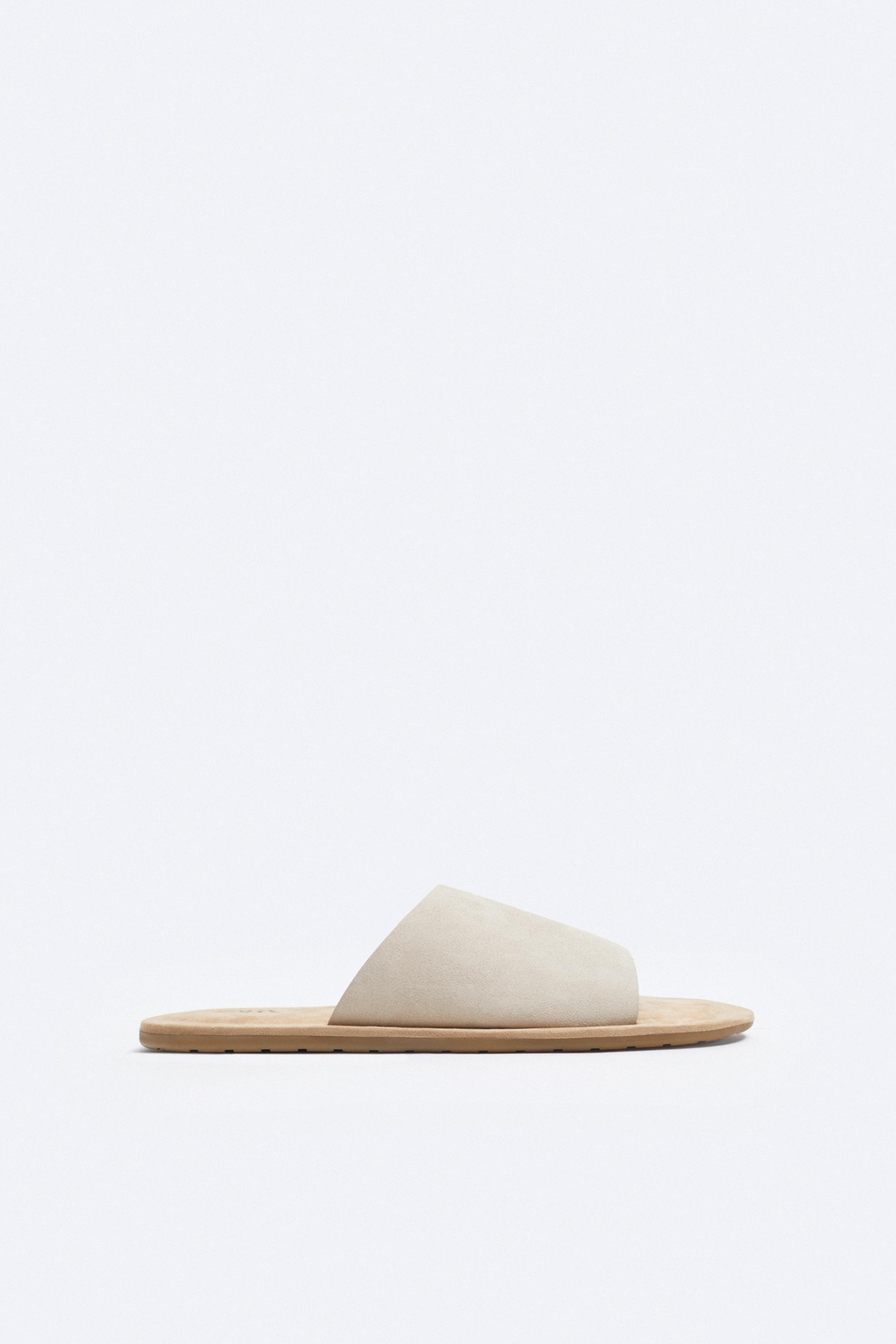 Leather Sandals Shoes Man ZARA India