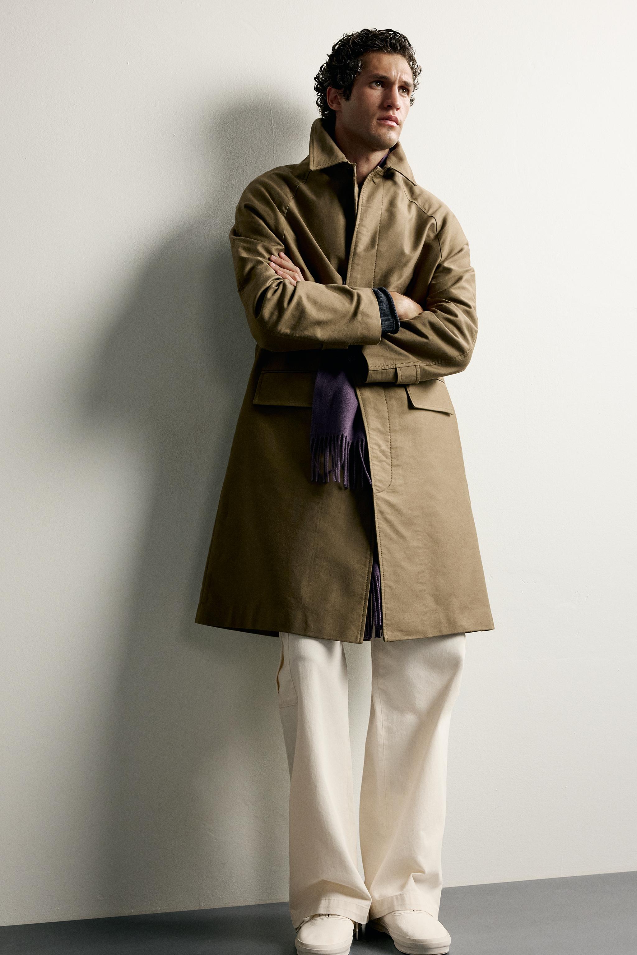 TRENCH REGULAR FIT EN COTON