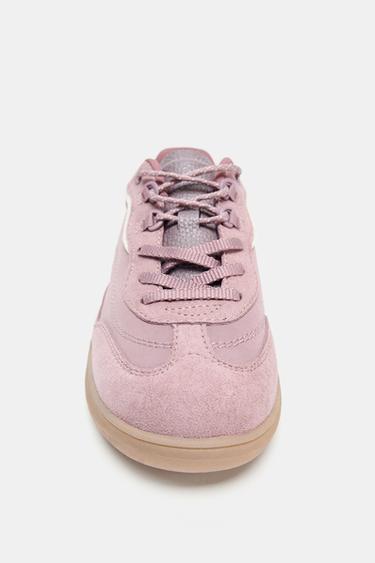 TENNIS DE SPORT AVEC PIÈCES ET MATIÈRES VARIÉES - Violet mauve de Zara - Image 5