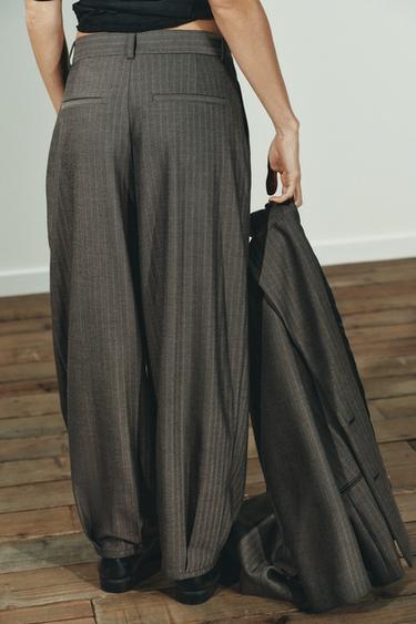 DARTED TROUSERS - mid khaki by Zara - Image 5