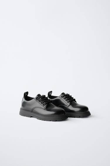 TRACK SOLE DERBY SHOES - Black by Zara