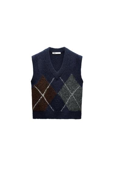 DIAMOND KNIT TANK TOP