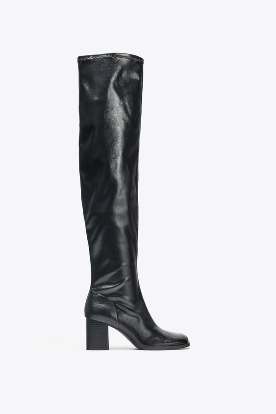 Knee High Shein Botas Plataforma Shein Botas Negras Basicas Botas