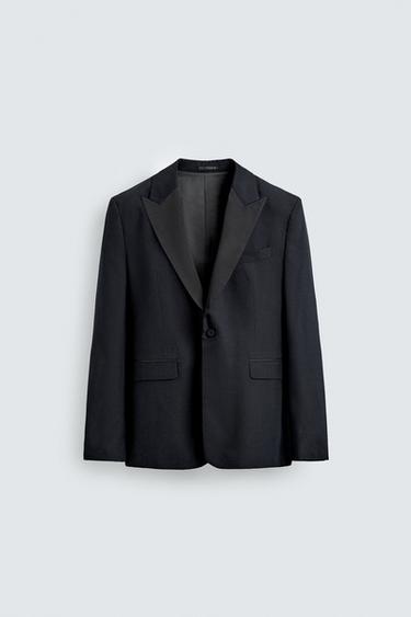 REGULAR FIT DINNER JACKET - Navy blue by Zara