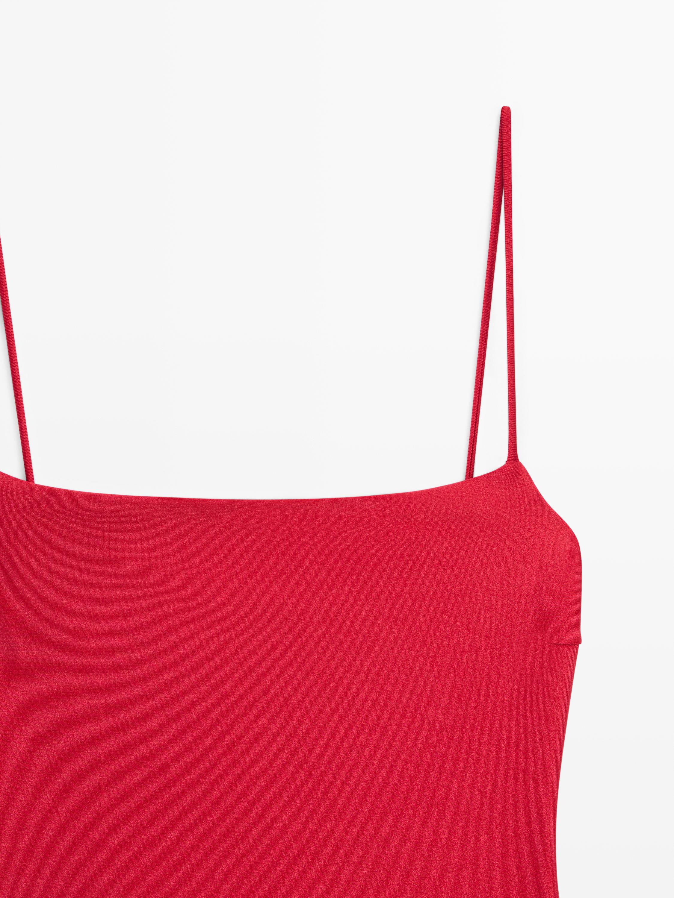 Maillot de bain à bretelle fine