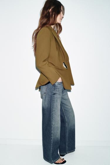 FITTED BLAZER WITH GOLDEN HARDWARE - Oil by Zara - Image 2