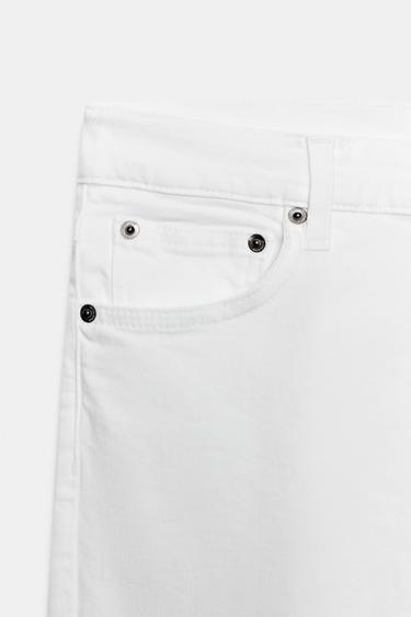 JEAN ZW COLLECTION CROPPED FLARE TAILLE MOYENNE - Blanc de Zara - Image 6