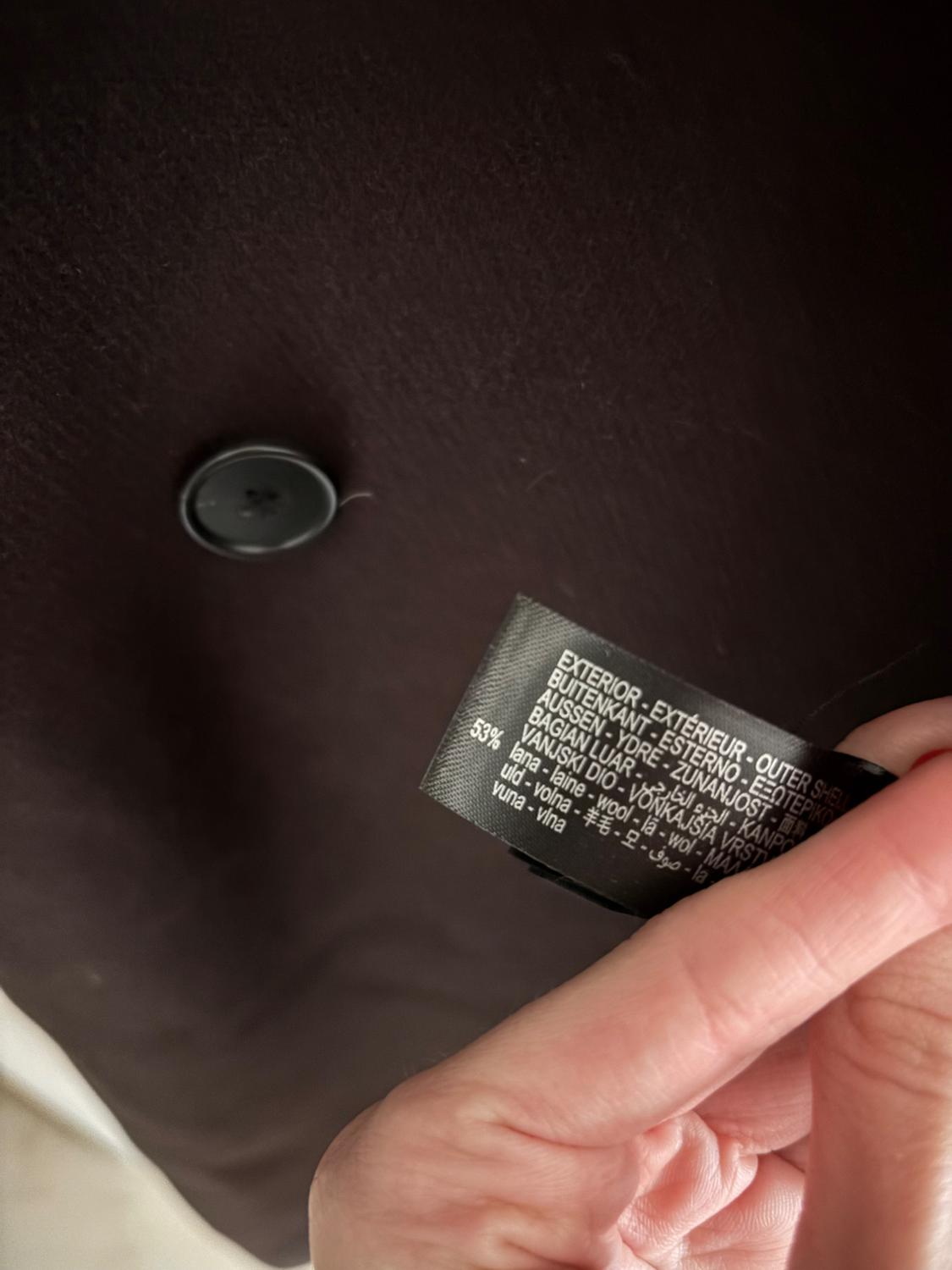 ZW COLLECTION OVERSIZE DOUBLE-BREASTED COAT WITH WOOL - Image 7