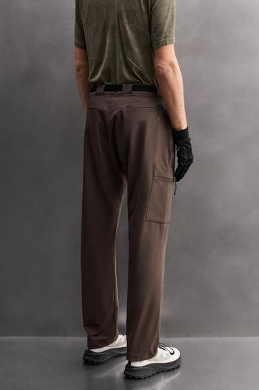 TECHNICAL CARGO TREKKING TROUSERS - Brown by Zara - Image 2
