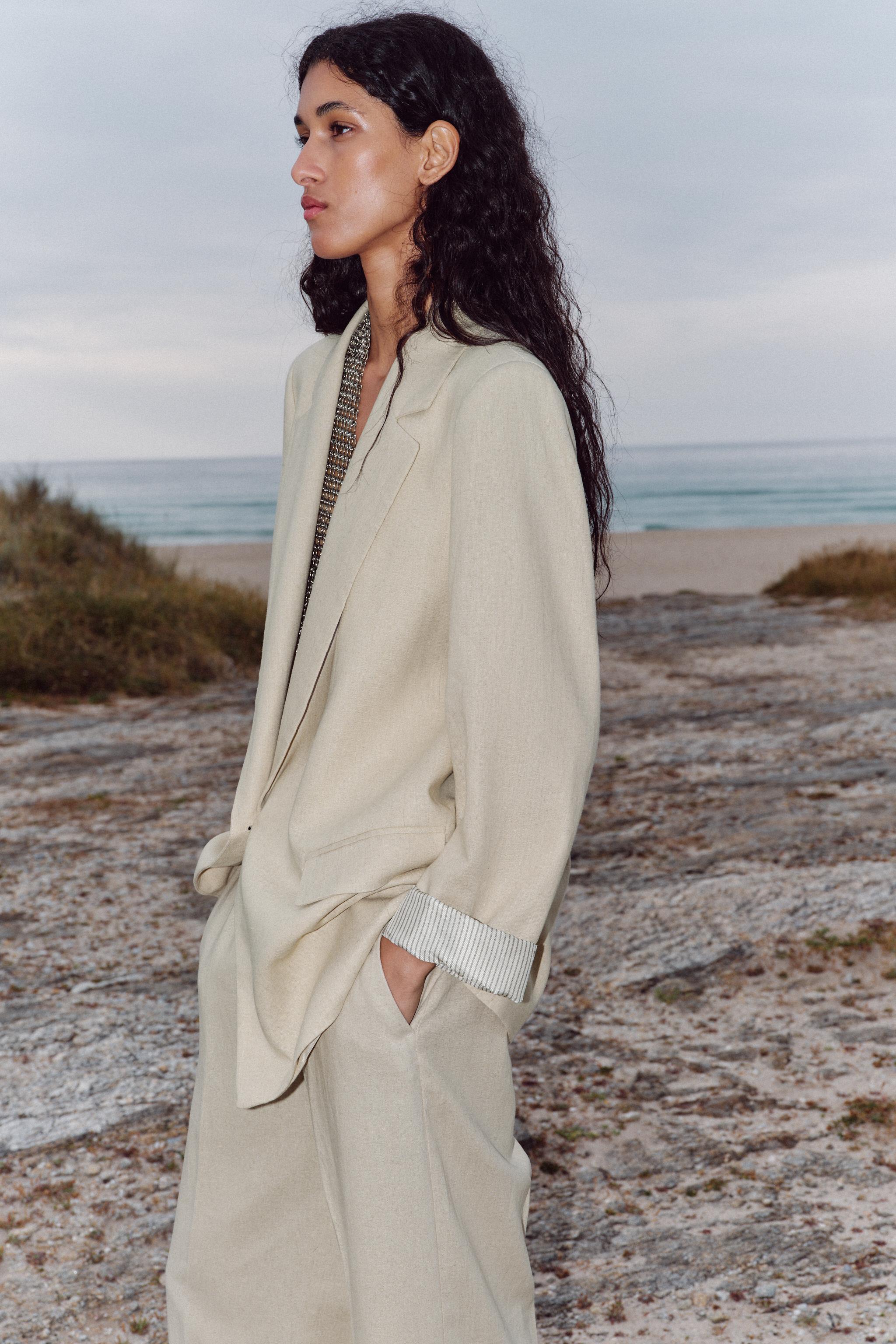 リネンブレザー – レディース | ZARA 日本