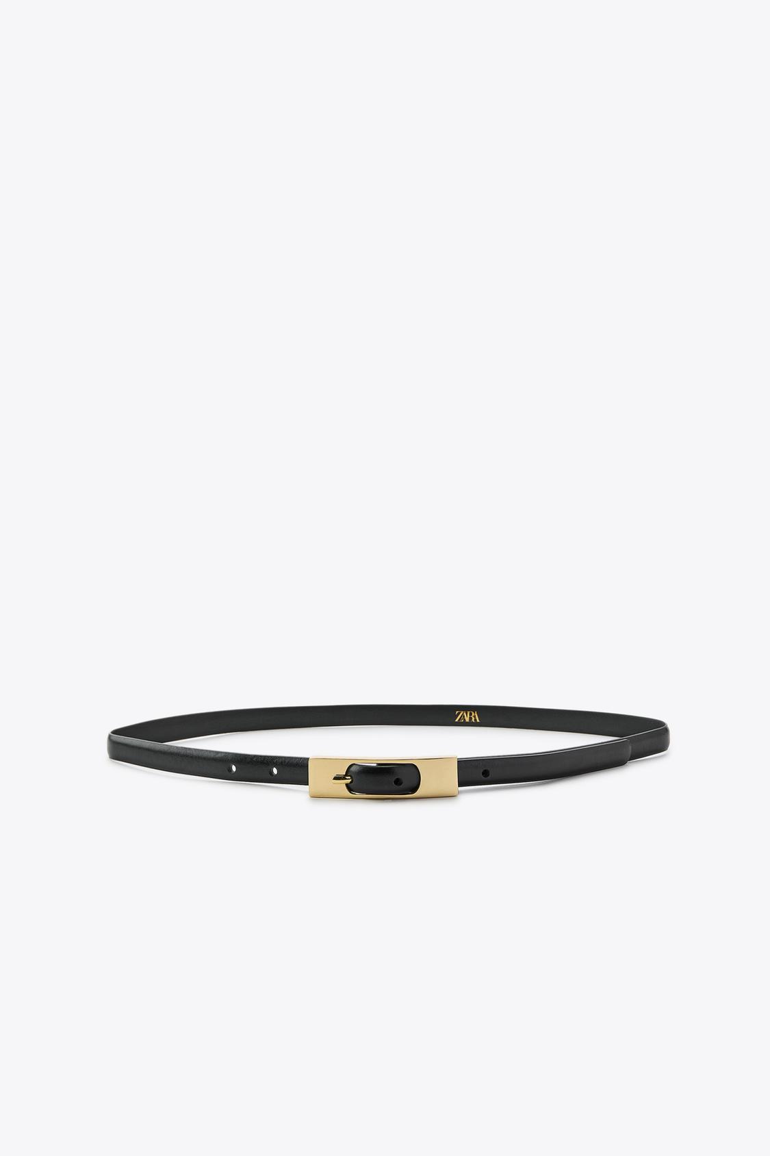 THIN BELT WITH RECTANGULAR BUCKLE