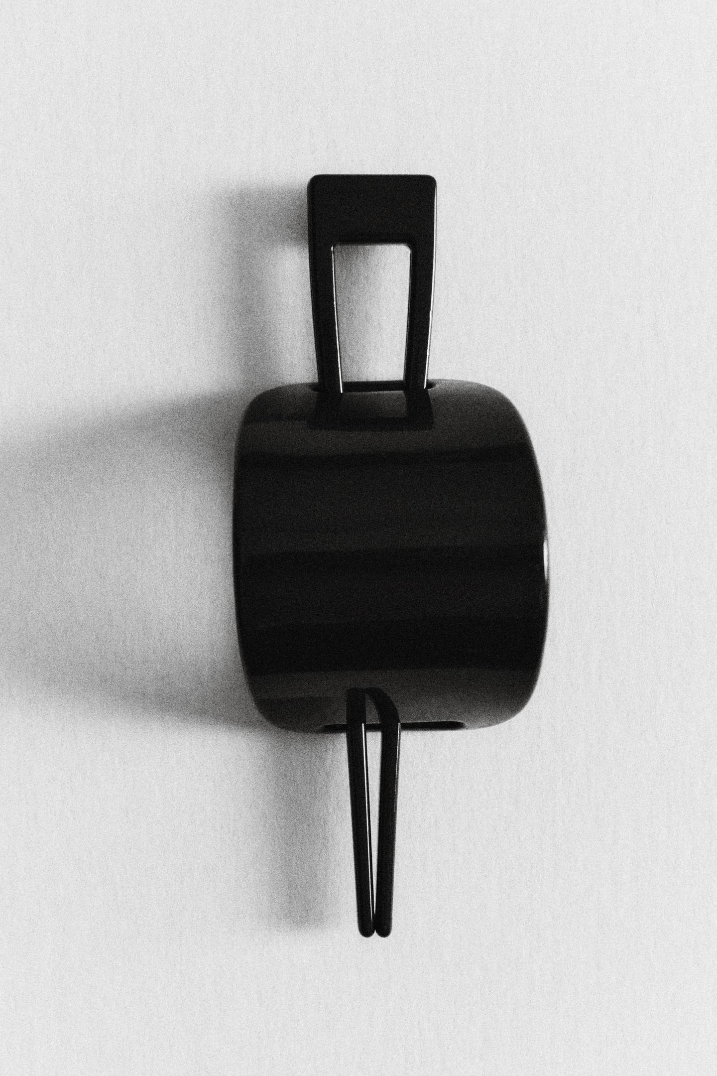 Женские аксессуары для волос Zara Acetate Hair Claw Clip, цвет: Коричневый — фото 3