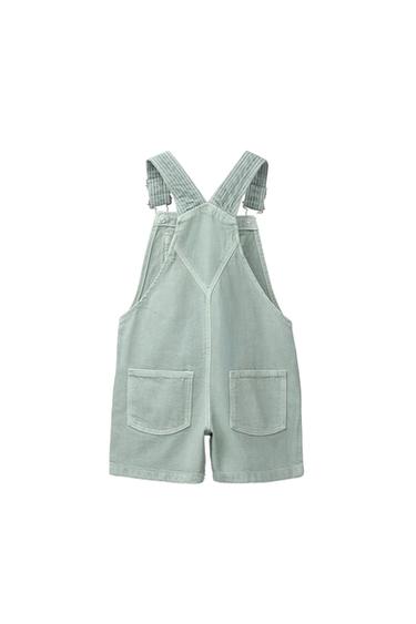 SALOPETTE SERGÉ POCHE - Bleu de Zara - Image 1