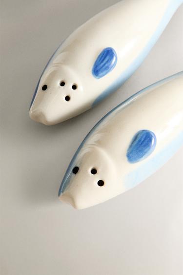 ENSEMBLE SALIÈRE ET POIVRIÈRE SARDINES - Bleu de Zara - Image 2