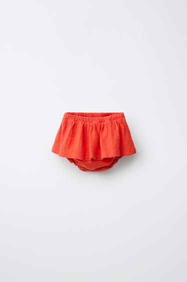 Zara SKIRTED BOTTOMS - Red