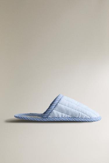 CHILDREN'S STRIPED MULE SLIPPERS - Blue by Zara - Image 2
