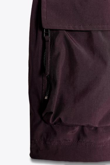 ZW COLLECTION OVERSIZE WAISTCOAT - Burgundy by Zara - Image 8
